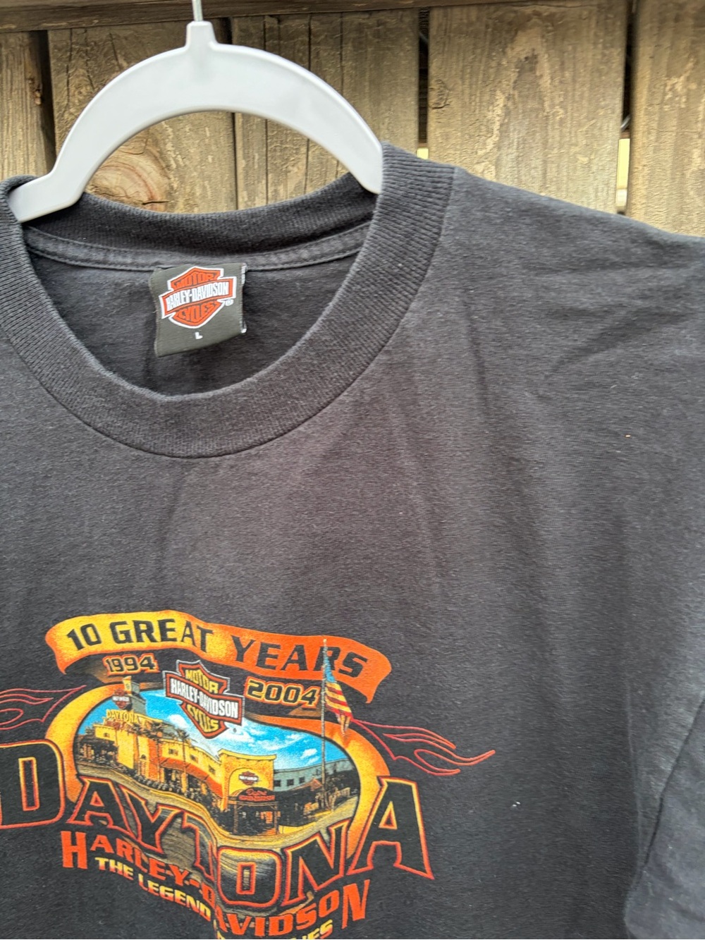 Harley-Davidson Black Daytona Graphic Short Sleeve Tee men’s Size L - Picture 5 of 14